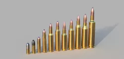 20CAL Bullets collection (11 calibers)