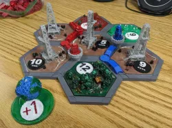 3D Catan Oil Springs