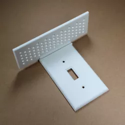 3D Foldable Hinged Light Switch Cover Plate Shelf