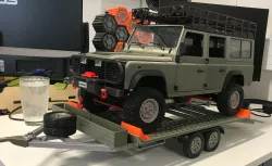 3D sets Car Trailer for RC cars 1/8