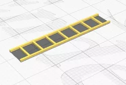 3m ladder in H0 scale