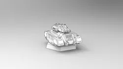 6MM SCIFI Upgraded DEFENSE TANK (PRESUPPORTED)