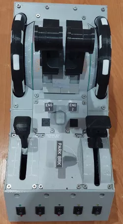 A320 Throttle Quadrant Simplified