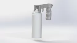 Aerosol Spray Bottle Gun (No Support Need) (High Resolution STL)
