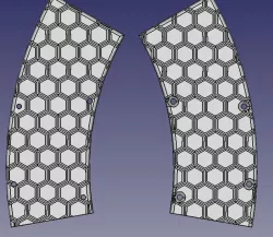 Airsoft Scorpion Mod.M magazine hexagons case cover Tokio Marui Magazine