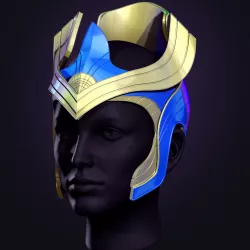 AJAK Helmet - Salma Hayek - Eternals Marvel Movie 2021 - 1:1 scale for cosplay
