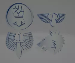 ALL LOYALIST LEGIONS ICON MOULDED 'HARD TRANSFER' FOR HORUS HERESY