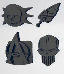 All Traitor Legions Icon Moulded 'Hard Transfer' for Horus Heresy