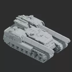 American Mecha Athena Combat Vehicle with supports
