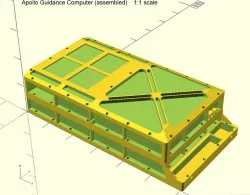 Apollo Guidance Computer (AGC) 1:1 scale model (WORK IN PROGRESS)