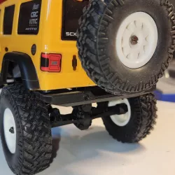 Axial SCX24 Jeep removable spare wheel carrier