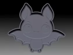 Baby bat bath bomb mold