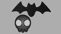 Bat - Calavera Bat - Skull