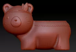 BEAR PLANTER 2