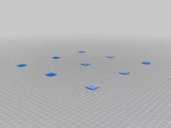 Bed Leveling Test (OpenSCAD)