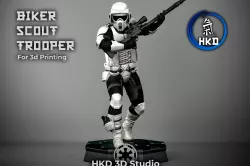 Biker Scout Trooper Fan art