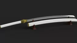 Bleach - Kenpachi Zaraki Zanpakuto - Katana - Scabbard
