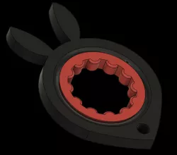 Bunny Keychain Tiktok Spinner No Bearing