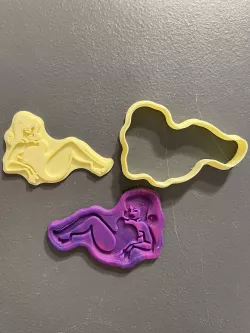 Burlesque Lady cookie cutter