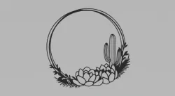 Cactus Wreath