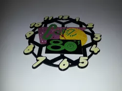 Cafe '80 Clock