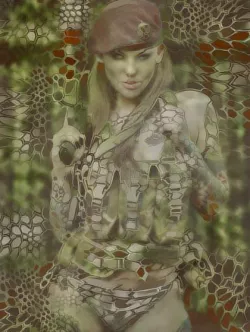 Camo girl!!