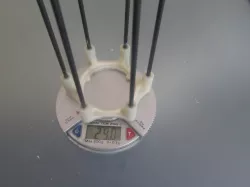 Carbon fibre test space frame
