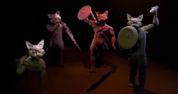 Cat Folk and Zombie Cat Folk set