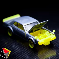 Chasis and All Accesories Nissan Hakosuka 1/64 Scale Custom Diecast Hot Wheels