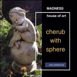 Cherub with sphere