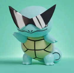 Chibi Pokemon - Squirtle Squad Leader