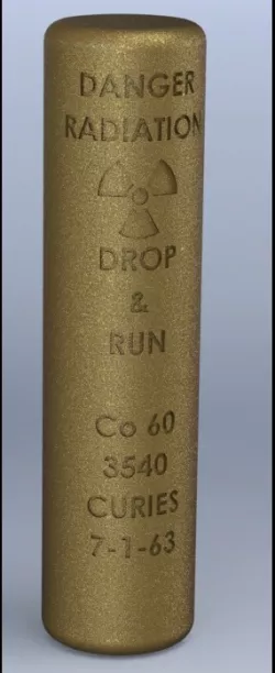 Cobalt-60 Radioactive Source Container