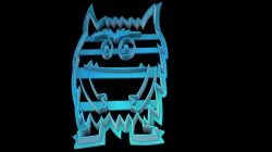 cookie cutter cookie cutter color monster cookie fondant THE COLOUR MONSTER
