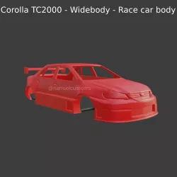 Corolla TC2000 - Widebody - Race car body