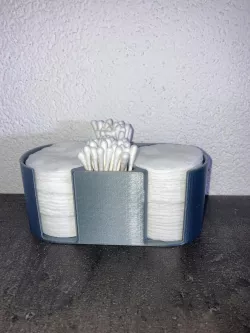 Cotton rod holder and Make Up stamp
