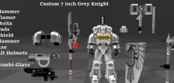Custom 7 inch Grey Knight
