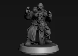 D&D Dwarven Monk