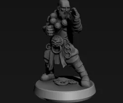 D&D Human Monk