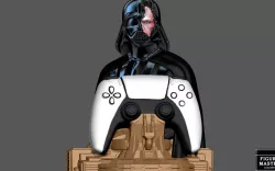 DARTH VADER ANAKIN PS5 PS4 CONTROLLER HOLDER STARWARS DISNEY OBIWAN 3D PRINT