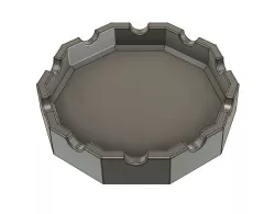 Decagon ashtray