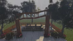 deck landscape (seating places)