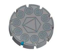 Dice coin - D20