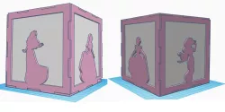 Disney princesses lamp