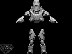 Doom Eternal Night Sentinel Custom Armor Set