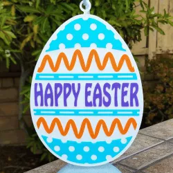 Easter Egg Hanging Sign