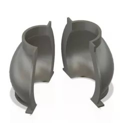 Egg shape silicone mold housing