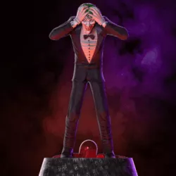 Fanart Joker - Killing Joke - Statue