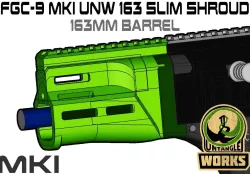 FGC9-MKI UNW163 SLIM shroud or for the FGC6 MKI