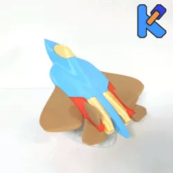 Fighter Jet Toy Puzzle - RU type