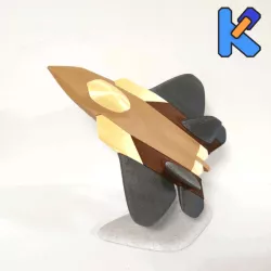 Fighter Jet Toy Puzzle - US type